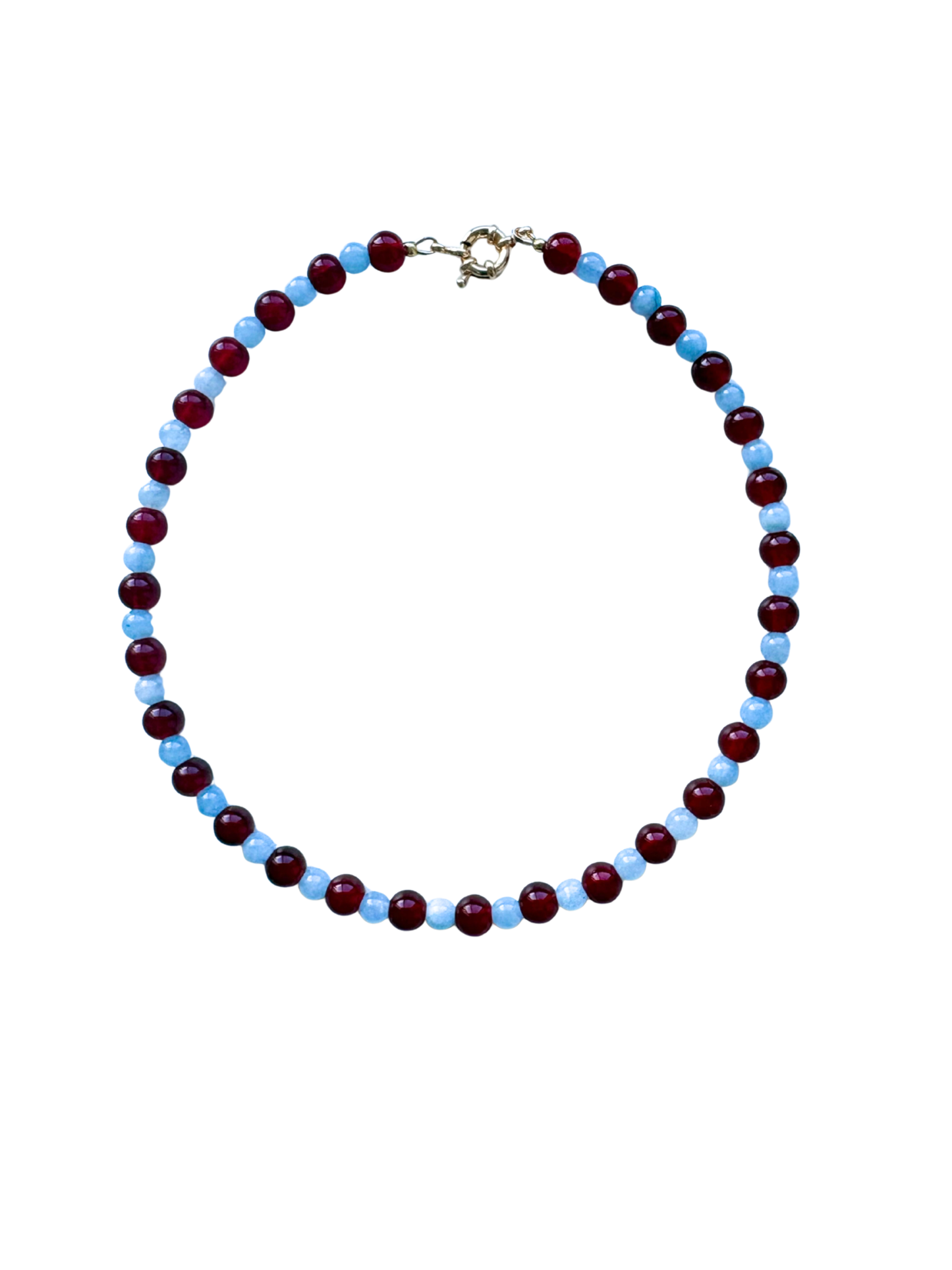 Merlot Mist Gemstone necklace
